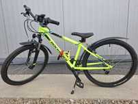 Bicicletă MTB Rockrider ST500 24" Galben Fluo Copii 9-12 ani