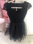 Rochita neagra tulle xs