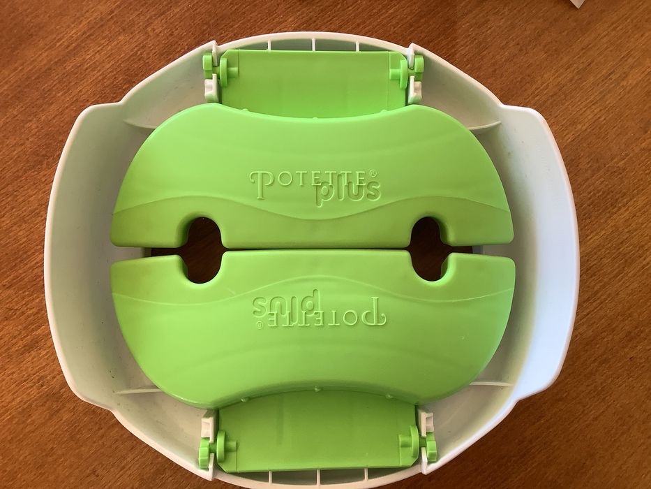 Сгъваемо бебешко гърне / помощна седалка за тоалетна чиния