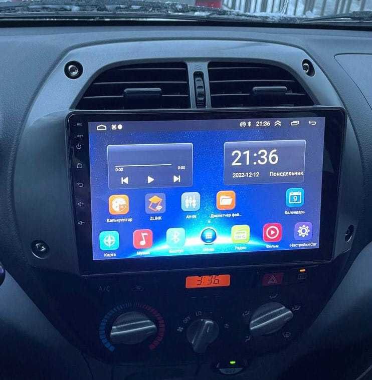 Navigatie android Toyota RAV4 2001-2006 Waze YouTube GPS USB