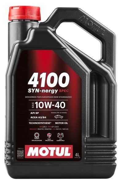 Двигателно масло MOTUL 4100 SYN-NERGY SPEC 10W40