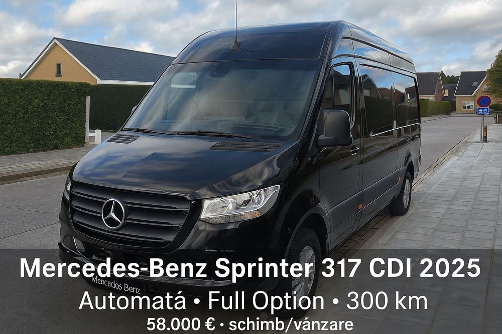 Mercedes sprinter nou nouță 317cdi nimic de reproșat.