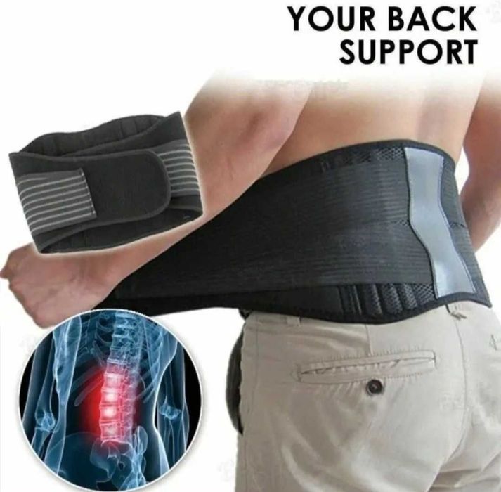 Brâu mijloc cu magneti, centura lombara Unisex Ajustabilă S-XL