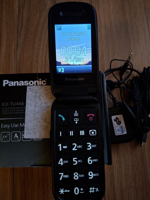 Telefon seniori,Panasonic,meniu ro.