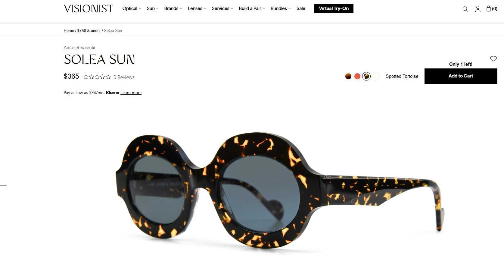 Ochelari de soare Anne Et Valentin MadeInFrance model deosebit Solea!
