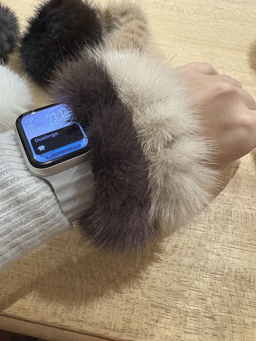 украса за коса от норка