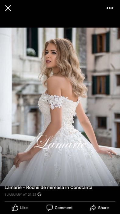 Rochie mireasa “LaMarie” marimea 36-40