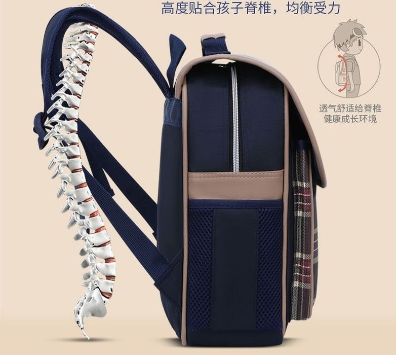 Школьный рюкзак для младших классов портфель вместительный водонепрони