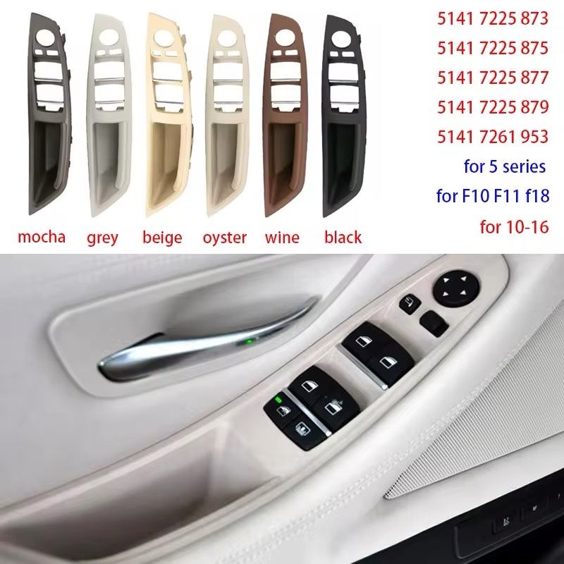 Maner interior sofer, BMW seria 5 F10,F11/F10, negru crem/bej/Oyster