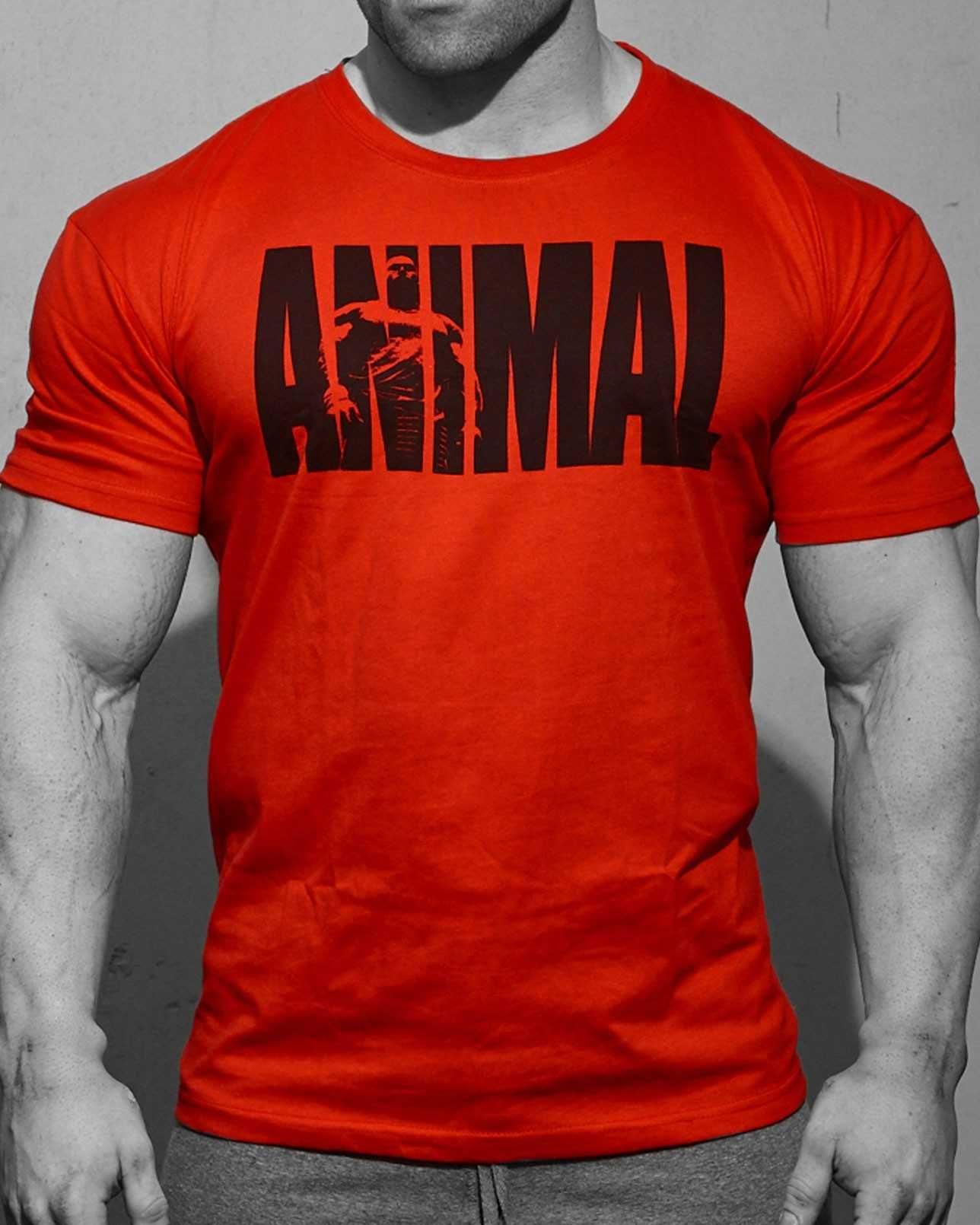 Animal Iconic T-Shirt Black + RED  ТЕНИСКИ ОРИГИНАЛНИ