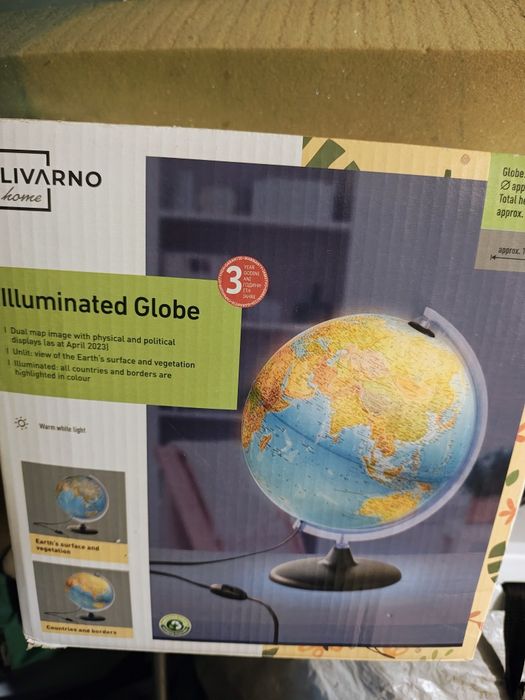 Glob pământesc  luminat