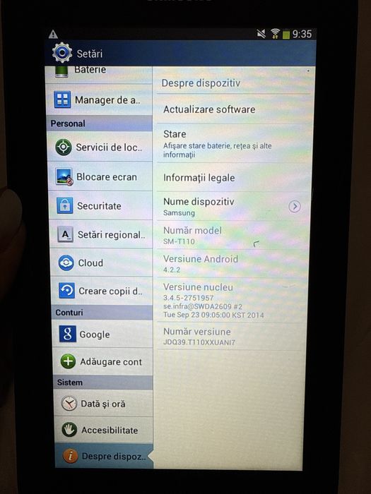 Tableta samsung galaxy tab 3lite