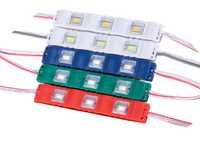 LED Модул с лупа, 3 ДИОДА  12V 1.5w  различни цветове