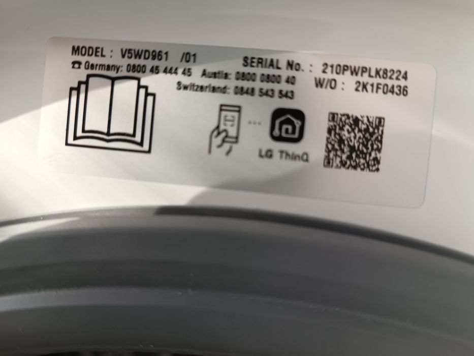 Пералня LG Direct Drive 9/6 кг с сушилня