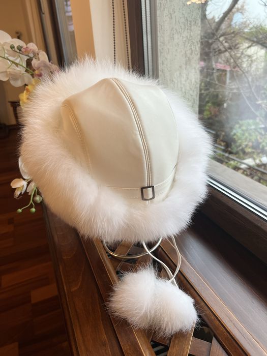 Caciula blana vulpe polara