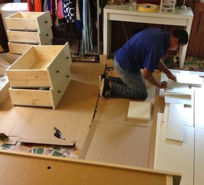 Мебельщик: сборка, разборка и установка мебели любой сложности!