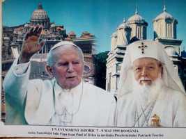 Poza cu Papa Ioan Paul al ll -lea
