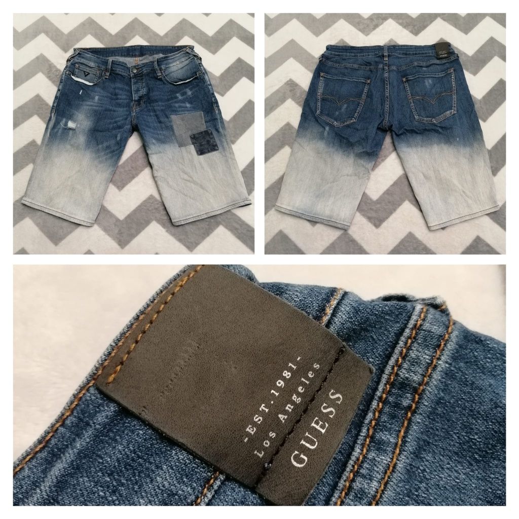 GUESS pantaloni scurți blugi autentici bărbați TOP | transport GRATUIT