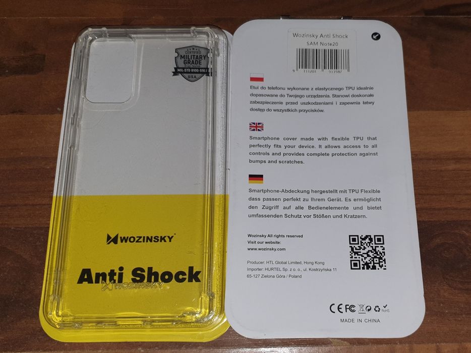Husa silicon antisoc originala Wozinsky Samsung Note 20 si Note 20 5G