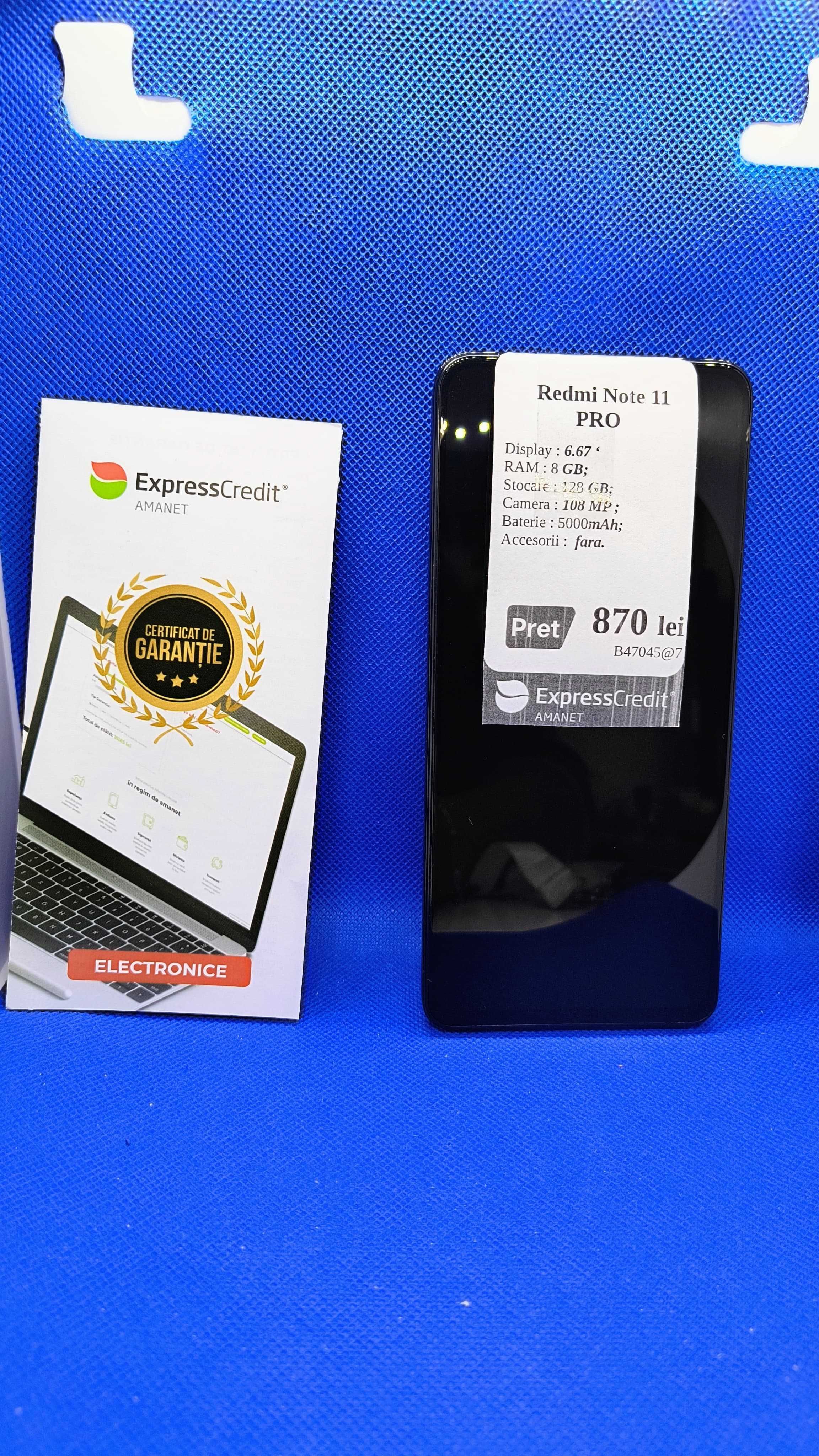 Telefon Xiaomi Redmi Note 11 Pro (Ag 31 Barboi b47045)