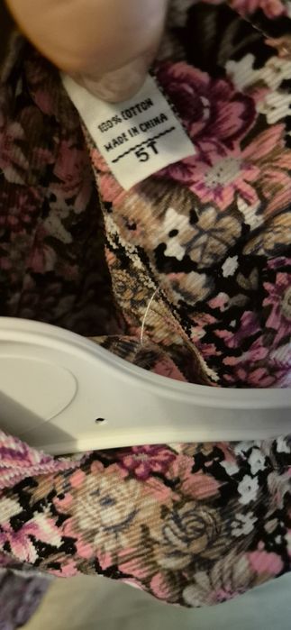 Rochie bumbac fete 4-5 ani