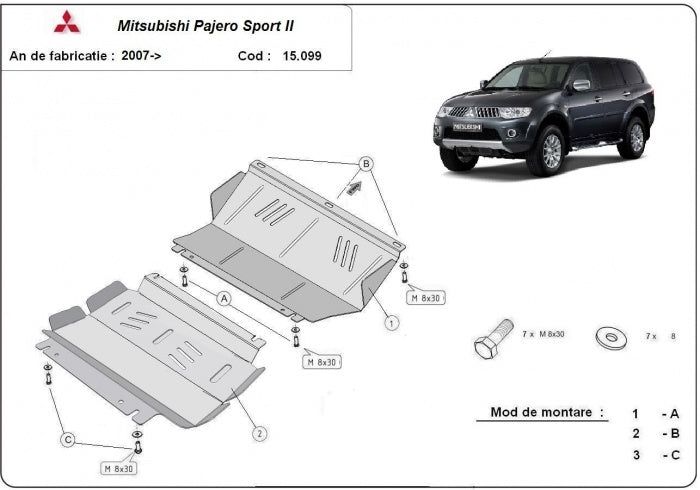 scut motor È™i radiator mitsubishi pajero sport 2 2007-2015