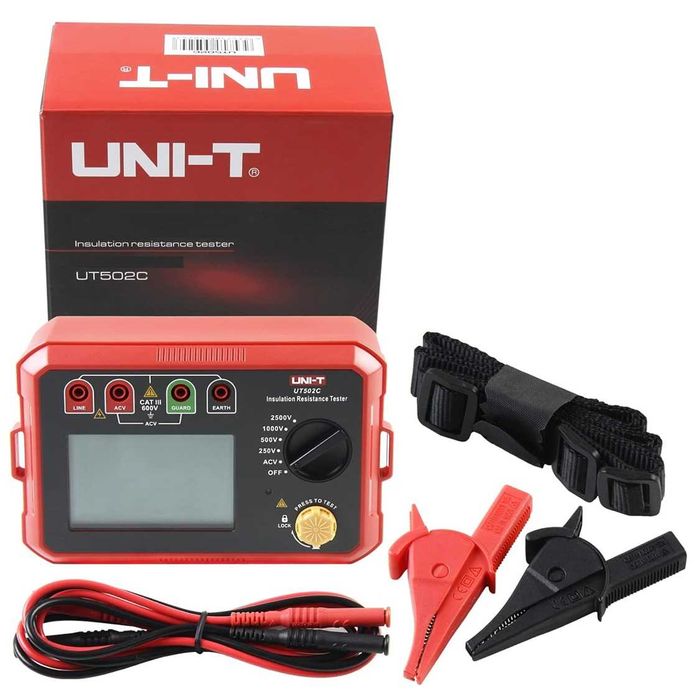 Tester izolatie Uni-T UT502C 250V - 2500V  multimetru Megohmetru