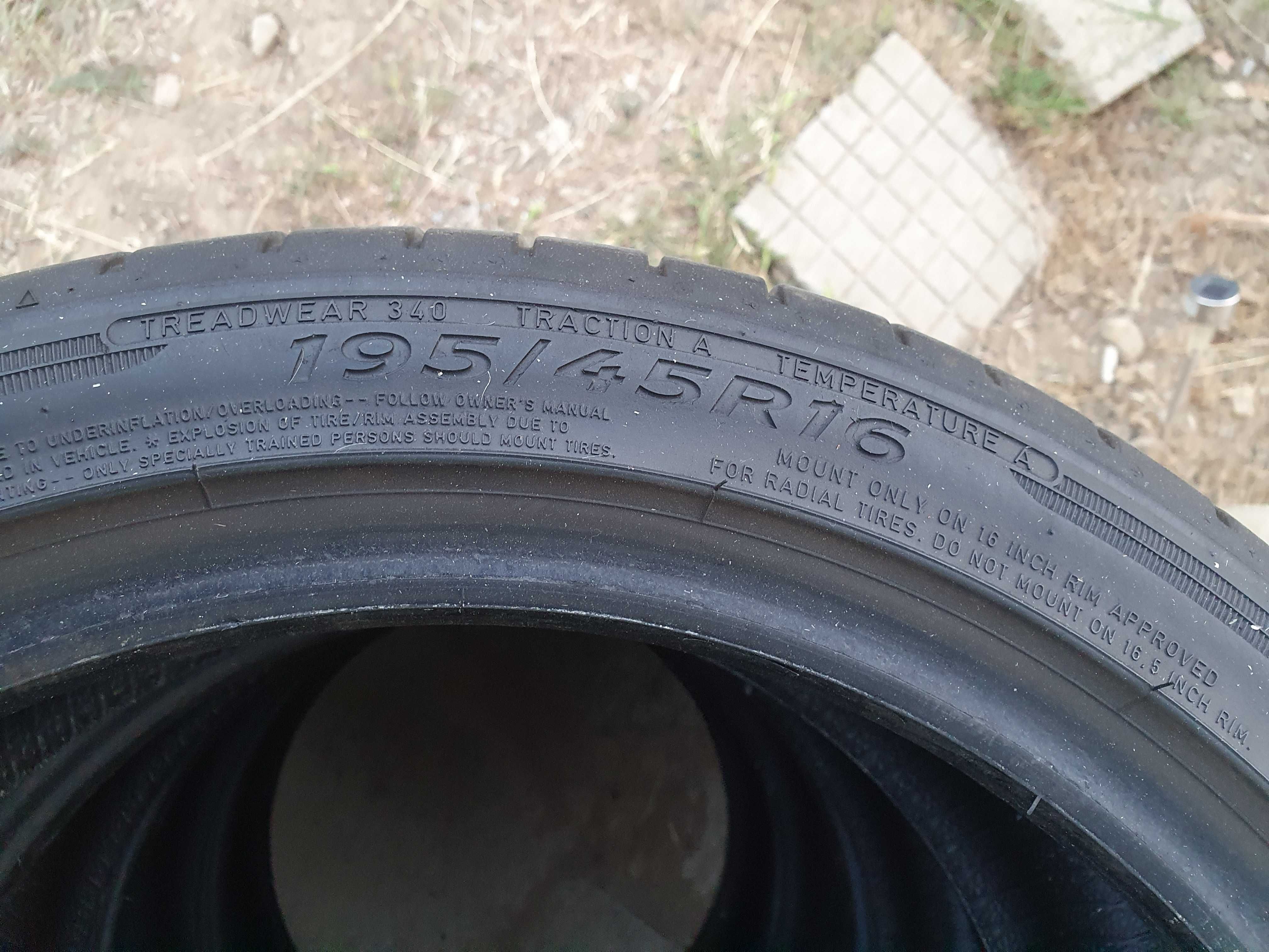 Летни гуми Dunlop 195/45R16