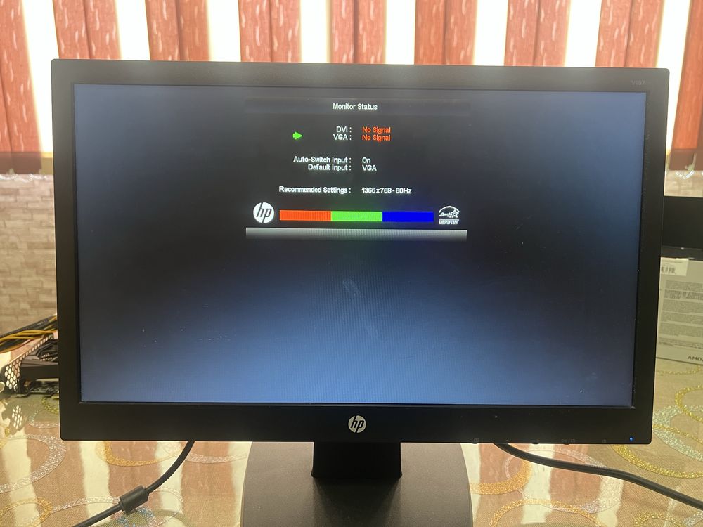 Монитор на hp 60hz