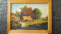 Картина " Деревня " , размер 76х55 см.