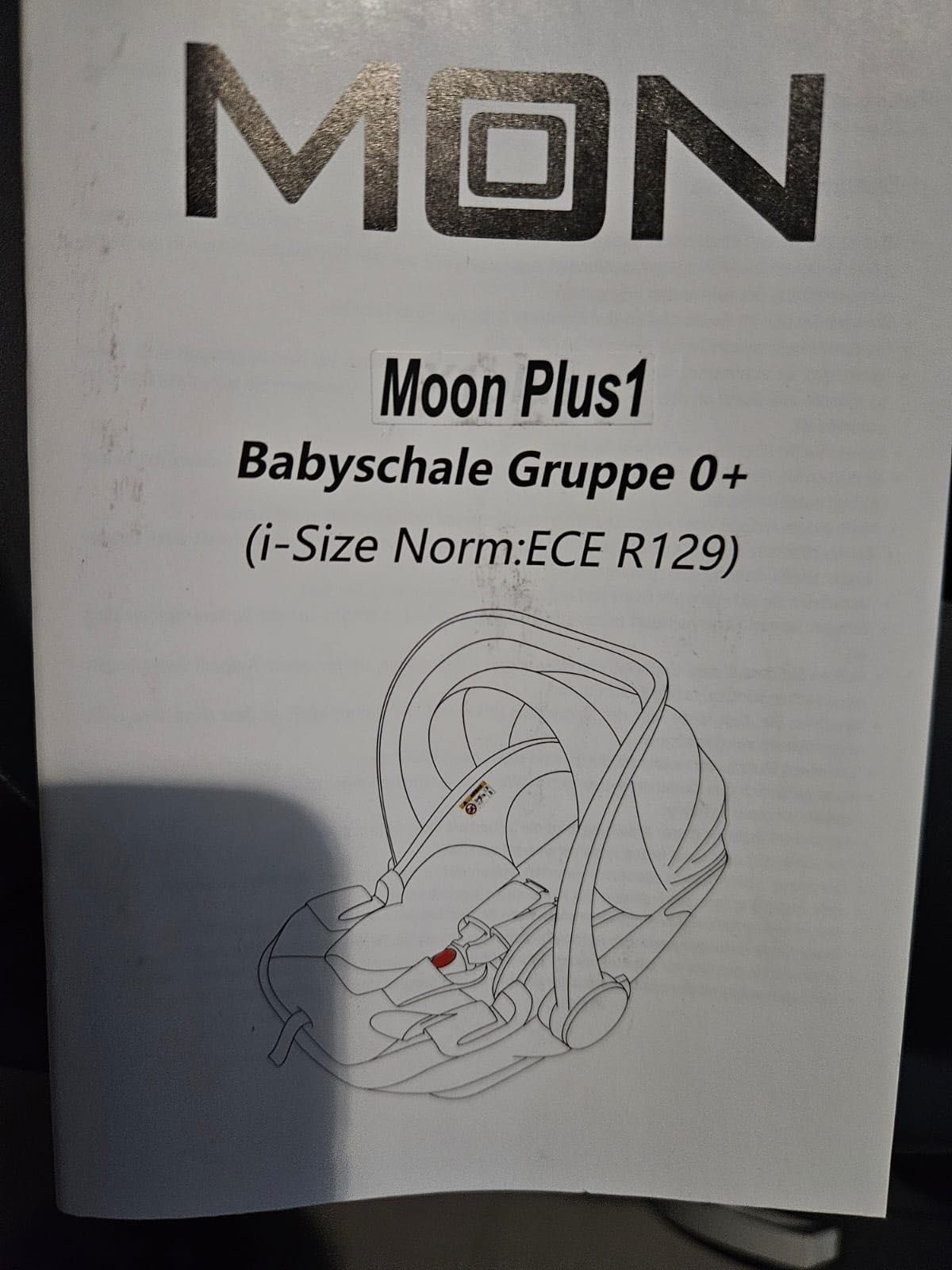 Автокресло, как новое, Moon plus 1