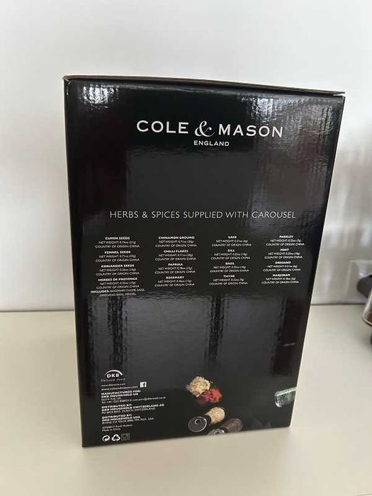 Комплект за подправки Cole & Mason - HERB & SPICE, 16 части + стойка