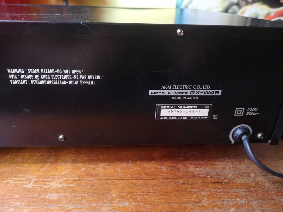 Akai AA-V1200 5-Channel Receiver/Amplificator/Tuner/Radio,Deck GX-W45