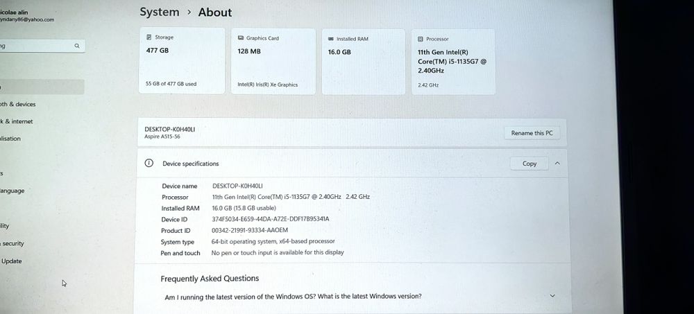 ACER ASPIRE 5 A515-56-50GN