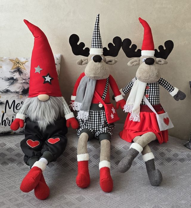 Коледни елени -изцяло ръчна изработка!
