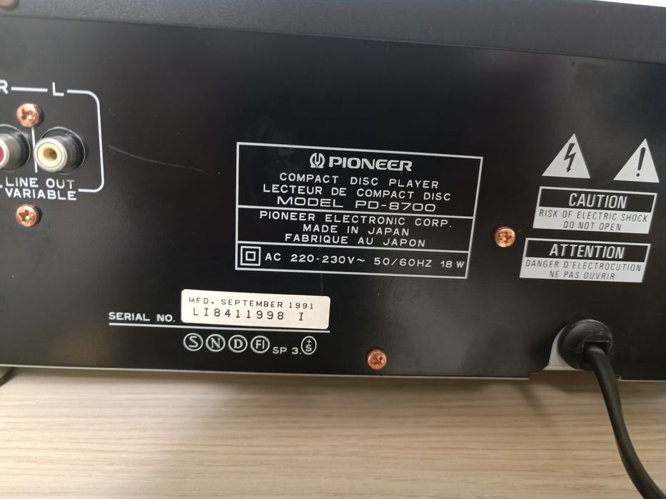 RARITATE!!! CD-Player Pioneer PD-8700 sunet audiophile