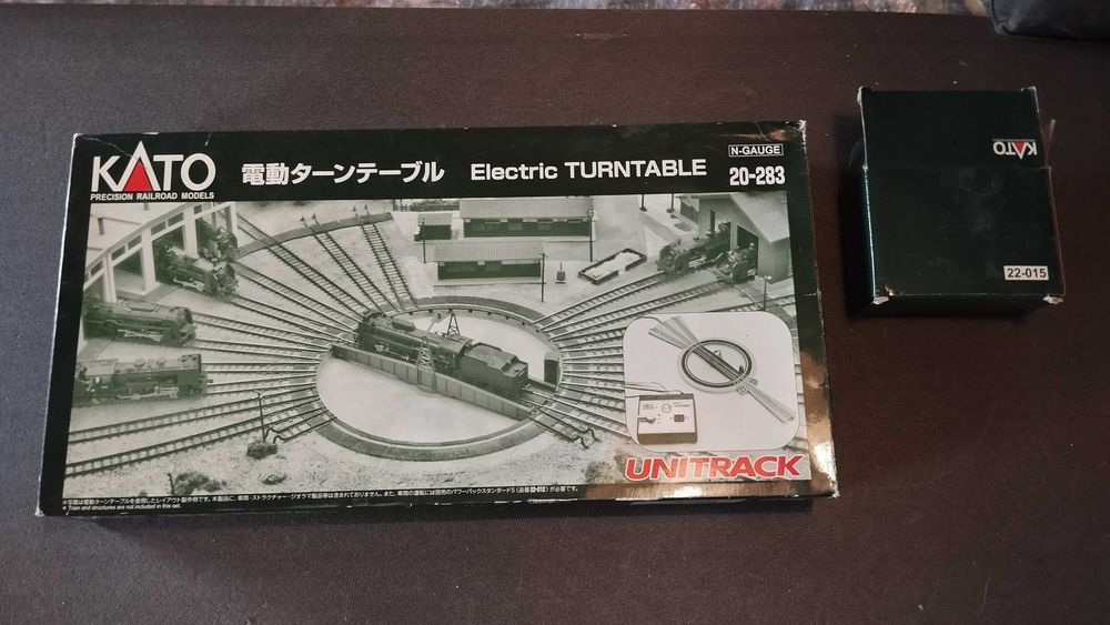 Електрически грамофон Kato И пълен комплект Unitrack N gauge