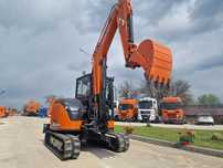 Hitachi ZX65, 6,5tone, 2025, NOU, 66.900 EUR+Tva, PROMOTIE CUPLA RAPIDA+3 CUPE NOI, Aer cond, Inst picon, Ad sapare 4,5m, latime 2m, inaltime 2,55m, posibilitate leasing 5 ani, SUPER PRET 66.900 EUR+Tva
