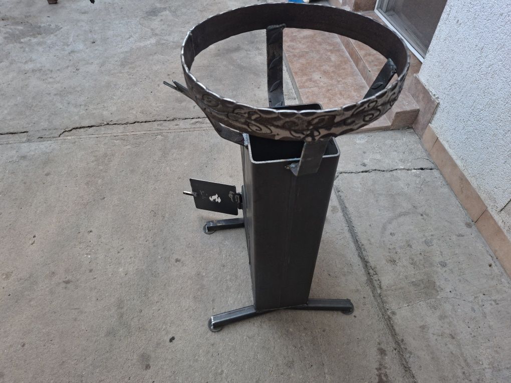 Soba Rocket Stove pentru tuci / ceaun