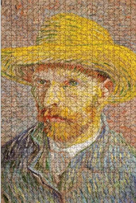 Puzzle autoportret Vincent Van Gogh 1000piese. Nou ambalat!