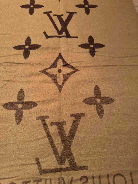 Louis Vuitton-Зимен двулицев дамски чисто нов шал