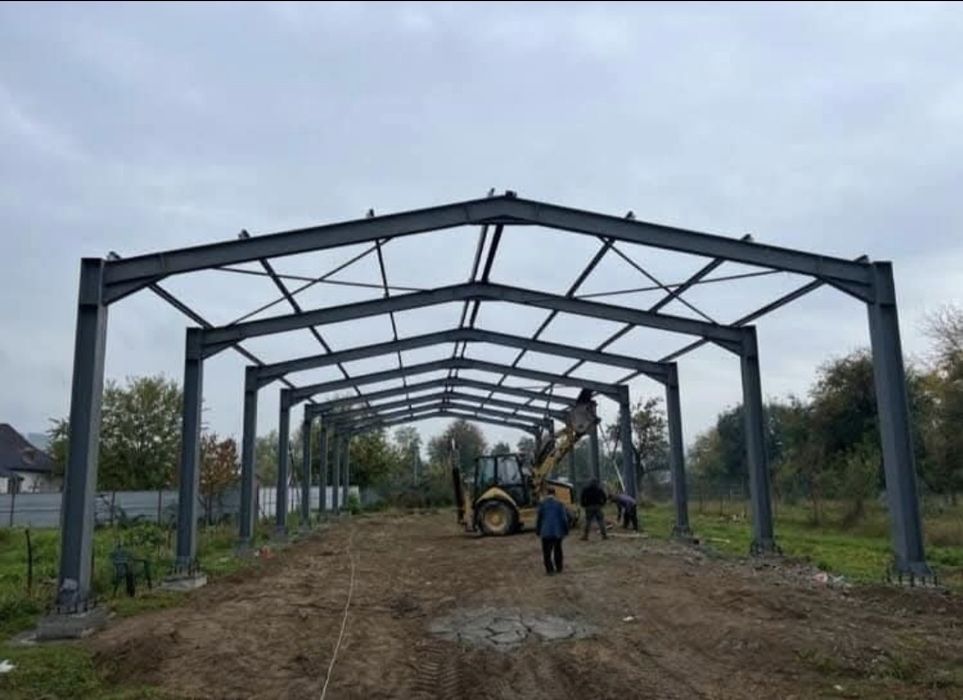 Vand si fac hale structuri metalice la comandă orice dimensiuni 7x20x4