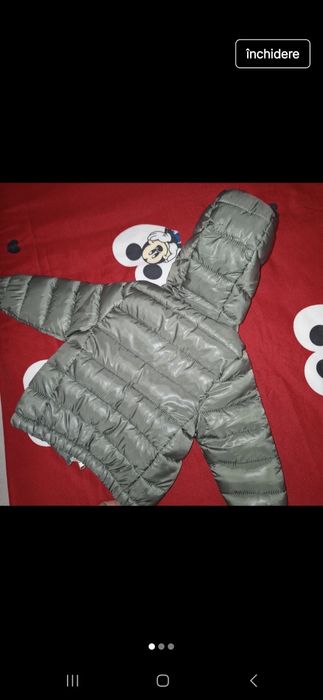 Vând geacă bebe 74cm