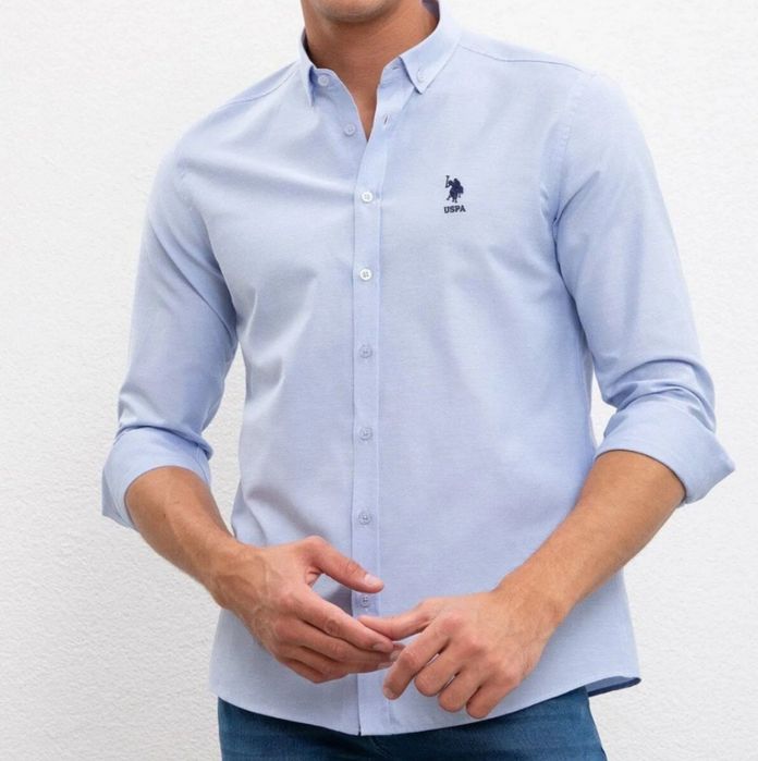 Синя риза U.S. Polo Assn – 2XL – чисто нова!