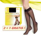 2 + 1 GRATIS Sosete treisferturi Golden Lady Gambaletto 20 D. 2per/cut