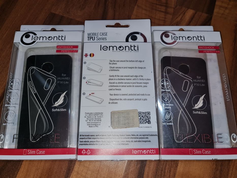 Husa silicon originala Lemontti Flexible Slim Case Huawei P30 Lite