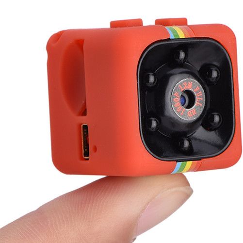 Mini Camera Spion iUni SQ11, Full HD 1080p, Night Vision, Red