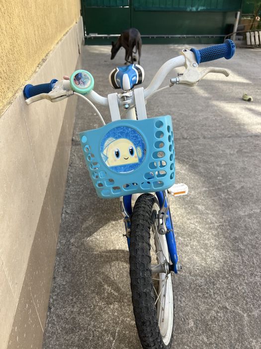 Детски велосипед Drag 14 Rush Син/Бял + каска