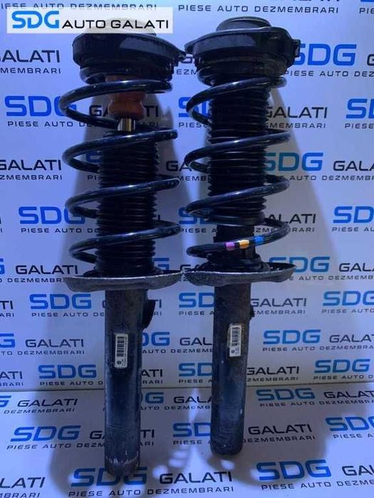 Set Amortizor Amortizoare Telescop Telescoape Complet cu Arc Arcuri si Flansa Fata Stanga Skoda Octavia 2 1.9 TDI  Cod 1K0413031BF