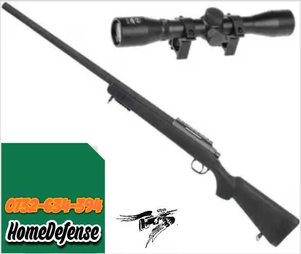 Pusca Airsoft cu Luneta BM61->Modificata 5,5jouli FullMetal